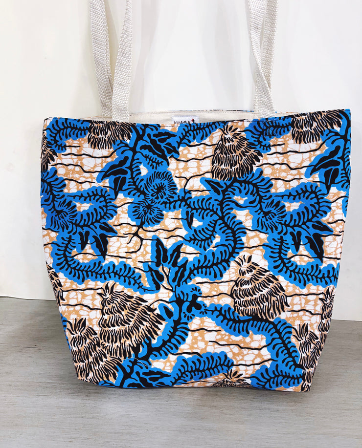 Model Mango Shopper Tasche Shopping Bag Mango Tasche Blau Tote Bag