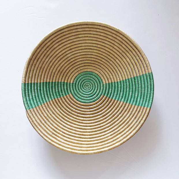 Large Basket - Green Bowtie