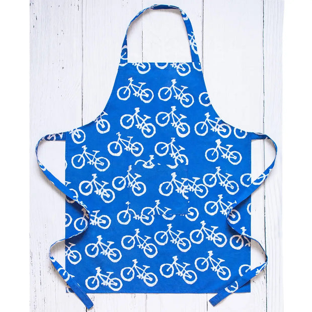 Adult Apron - Blue Bikes