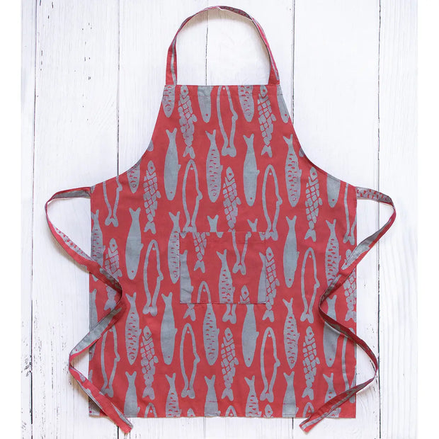 Adult Apron - Brick Sardines