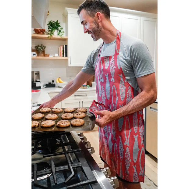 Adult Apron - Brick Sardines