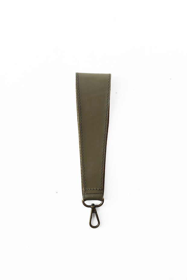 Angled Wristlet Strap - Olive