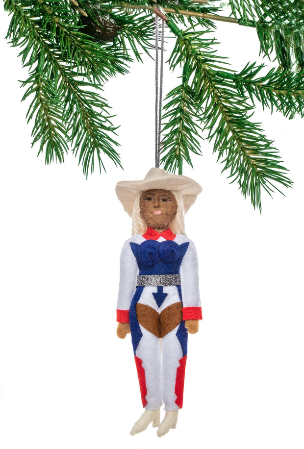 Beyoncé Cowboy Carter Felt Ornament