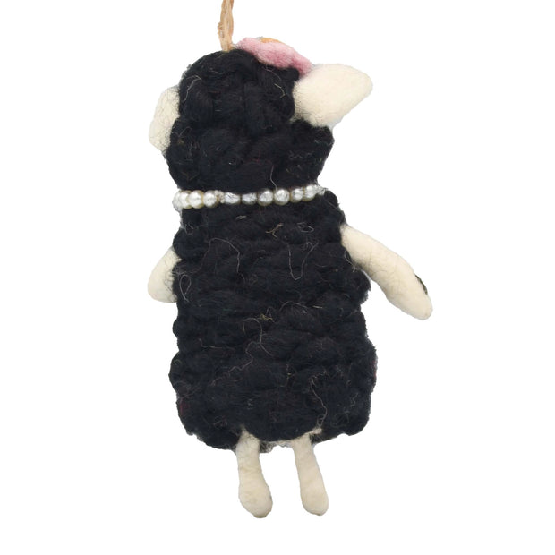 Black Sheep Felt Ornament