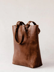 Cait Knotted Tote - Whiskey - Mango + Main