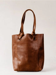 Cait Knotted Tote - Whiskey - Mango + Main