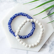 Carousel Bracelet Set - White