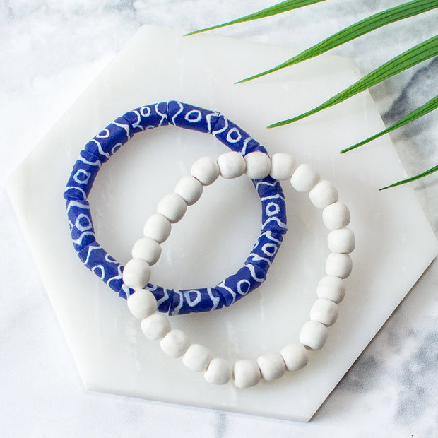 Carousel Bracelet Set - White