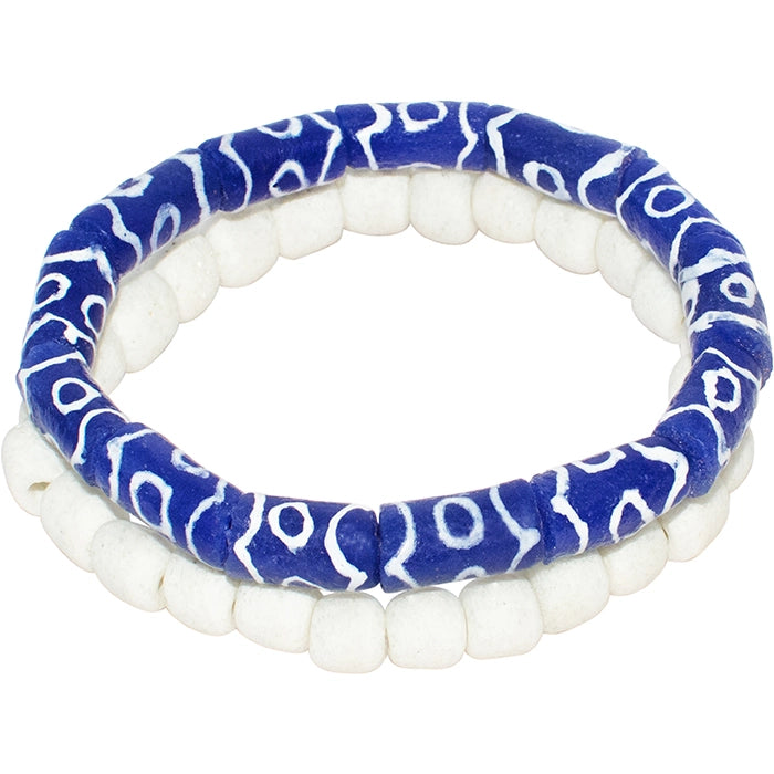 Carousel Bracelet Set - White