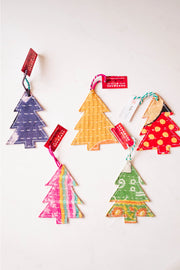 Kantha Christmas Tree Ornaments