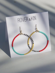 Colorpop Beaded Hoops