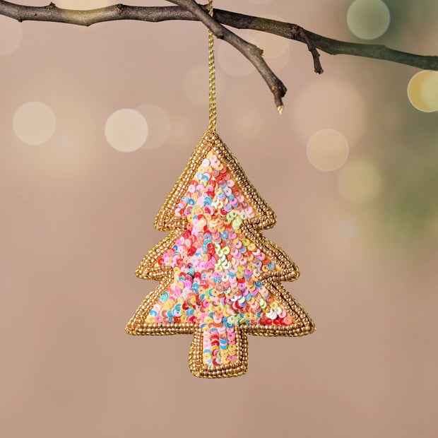 Sequin Tree Ornament