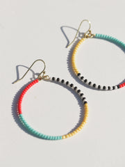 Colorpop Beaded Hoops