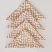 Checkered Table Napkins - Set of 4