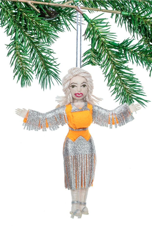 Country Dolly Parton Ornament
