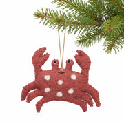 Crab Felt Ornament