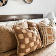 Tarika Checkered Crochet Pillow Cover