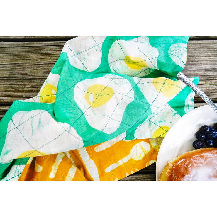 Eggs & Spoons Tea Towels - Set of Two