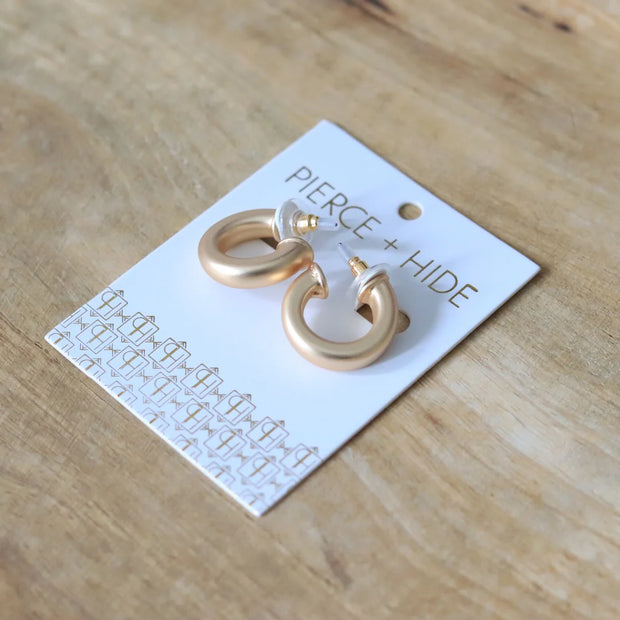 Everyday Mini Gold Hoop