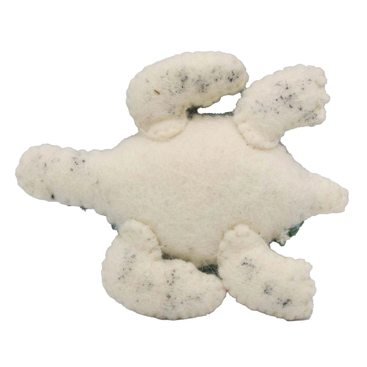 Spotty Turtle Felt Ornament
