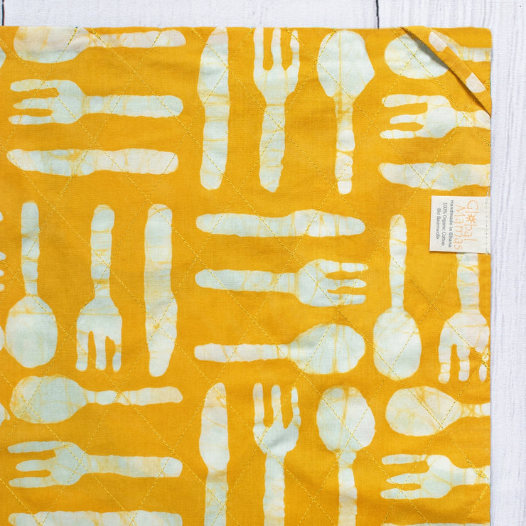 Eggs & Spoons Tea Towels - Set of Two