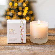 Frosted Gingerbread Holiday Candle