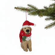 Golden Lab Felt Ornament
