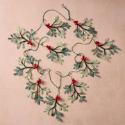 Holly Silk Paper Garland