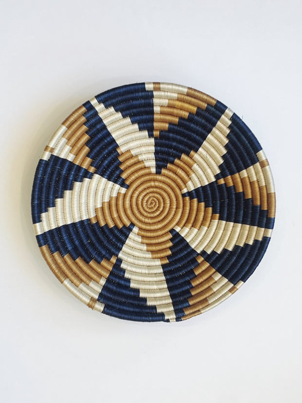 Medium Basket - Navy/Gold Star