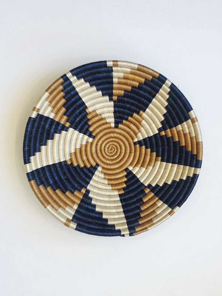 Medium Basket - Navy/Gold Star