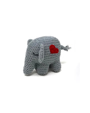 Crochet Elephant- Red