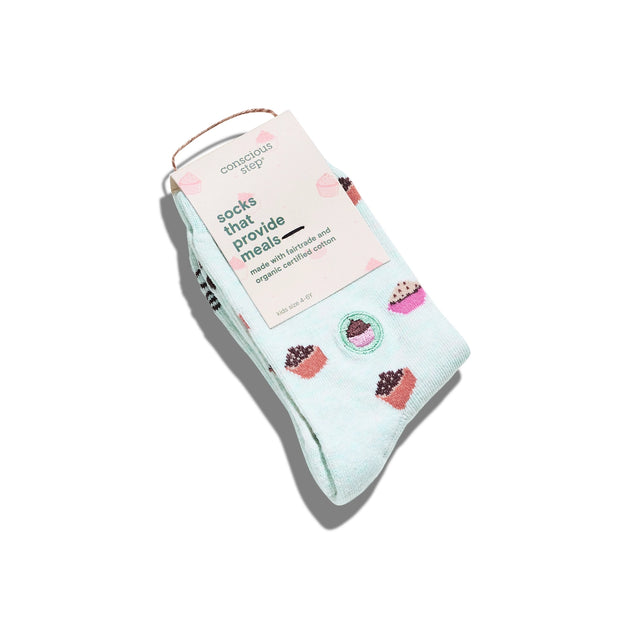 Kids Socks that Provide Meals - Cupcakes