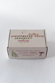DIY Leather Gingerbread House Ornaments Kits