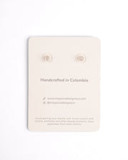 Gold Puma Stud Earrings