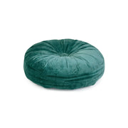 Mini Velvet Round Pillow - Evergreen