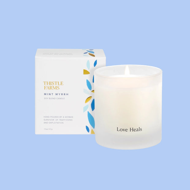 Mint Myrrh Holiday Candle