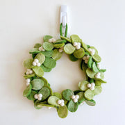 Mistletoe Felt Wreath