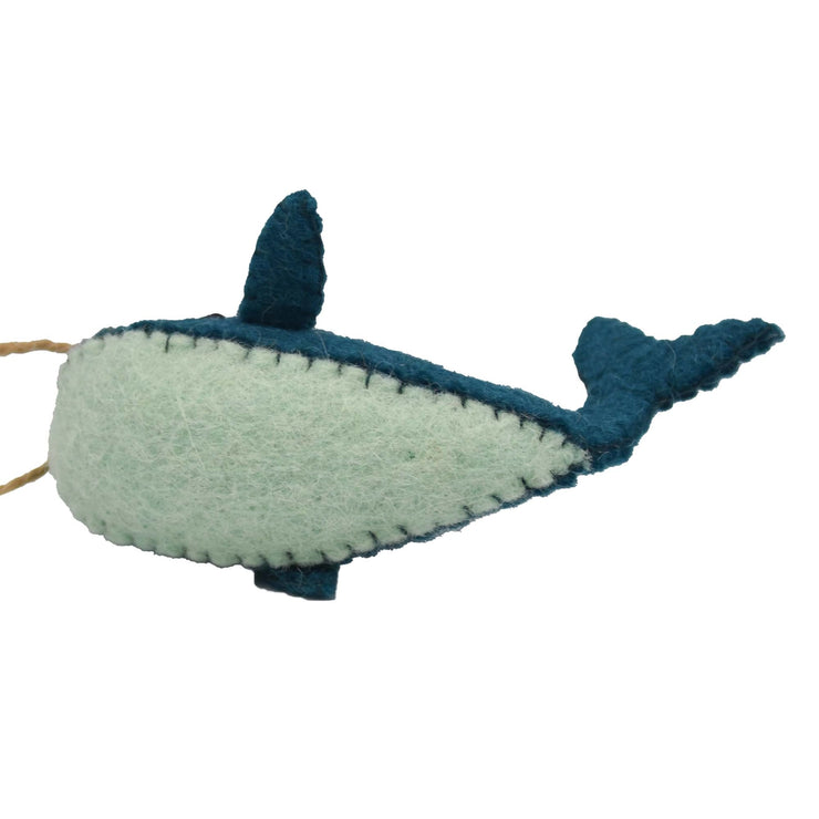 Whale Felt Ornament