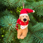 Golden Lab Felt Ornament