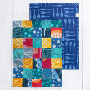Patchwork Tea Towels - Set of Two