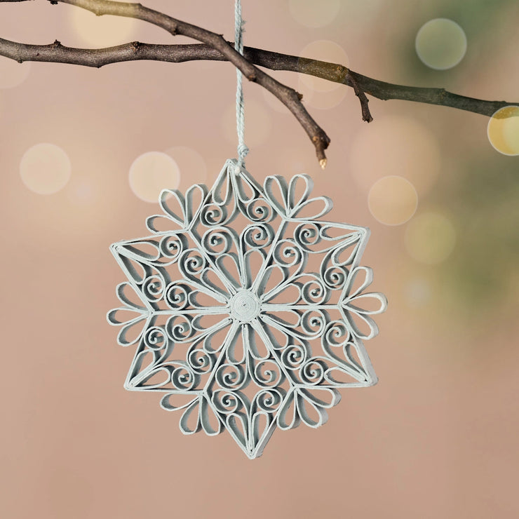 Kulla Quilled Snowflake Ornament