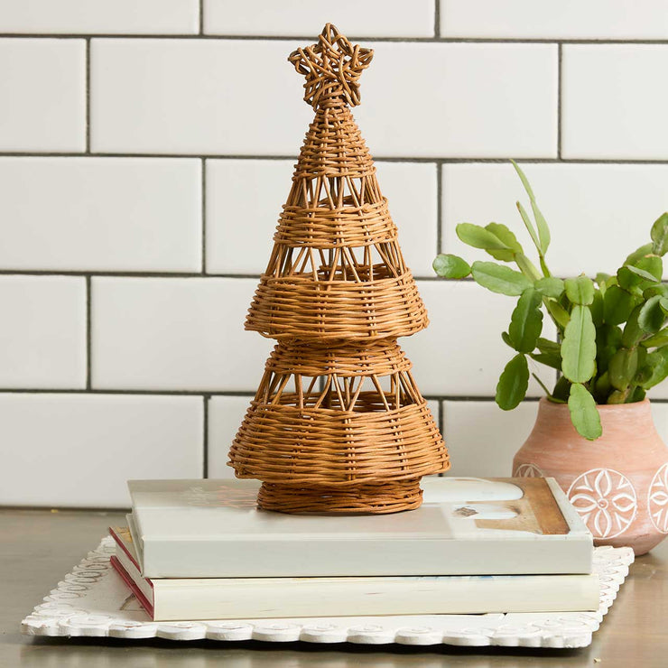 Rattan Holiday Tree