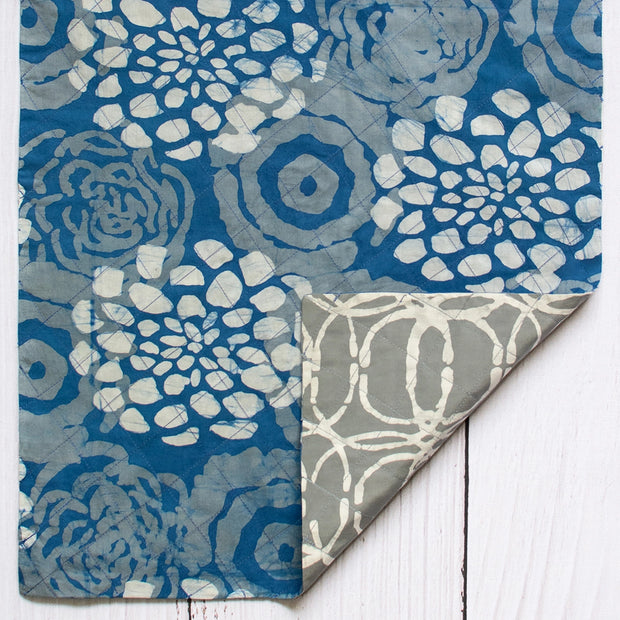 Blue Blooms Tea Towels - Set of Two