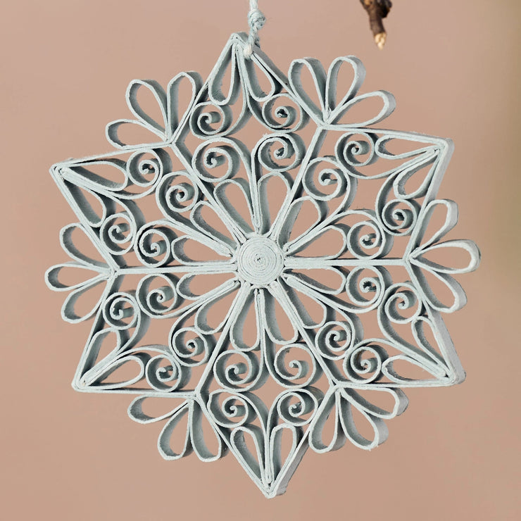 Kulla Quilled Snowflake Ornament