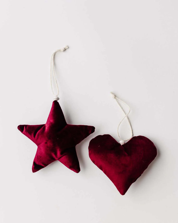 Velvet Star Ornament - Mango & Main