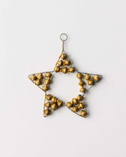 Gabriela Paper Bead Star Ornament - Gold - Mango & Main