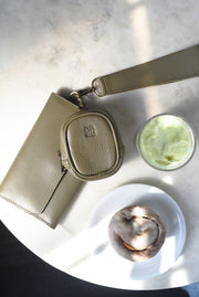 Angled Wristlet Strap - Olive
