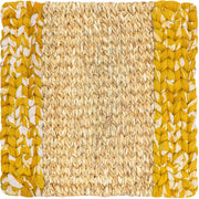 Water Hyacinth Trivet - Gold