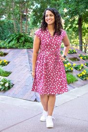Retro Dress - Rosewood