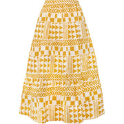 Tiered Skirt - Adobe Gold